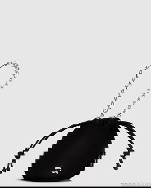 Karl Lagerfeld poșetă culoarea negru, A4W30016