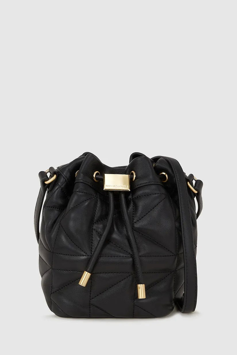 Karl Lagerfeld poșetă de piele culoarea negru, A4W30088