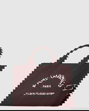 Karl Lagerfeld poșetă culoarea bordo, A4W30264