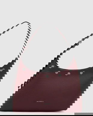 Karl Lagerfeld poșetă culoarea bordo, A4W30119