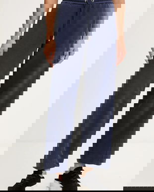 BOSS Orange pantaloni de trening culoarea bleumarin, uni, 50547800