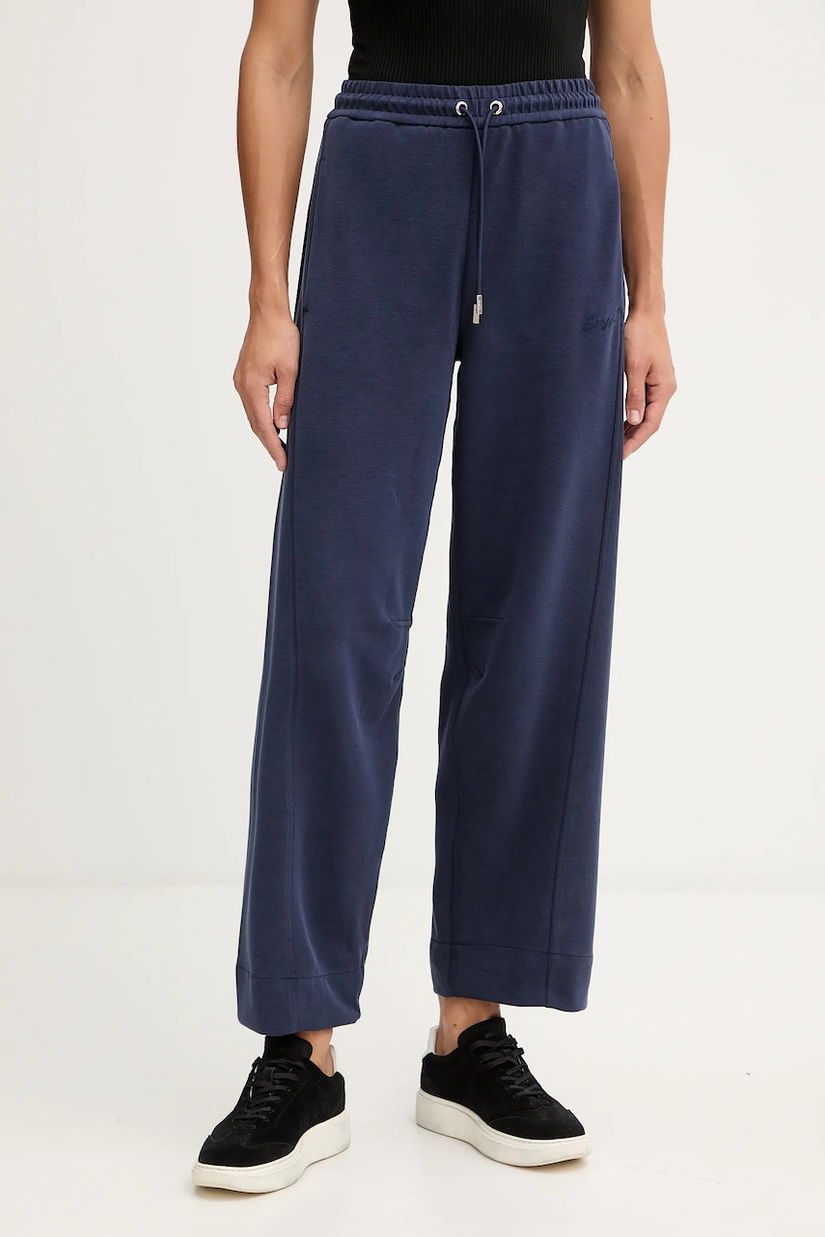 BOSS Orange pantaloni de trening culoarea bleumarin, uni, 50547800