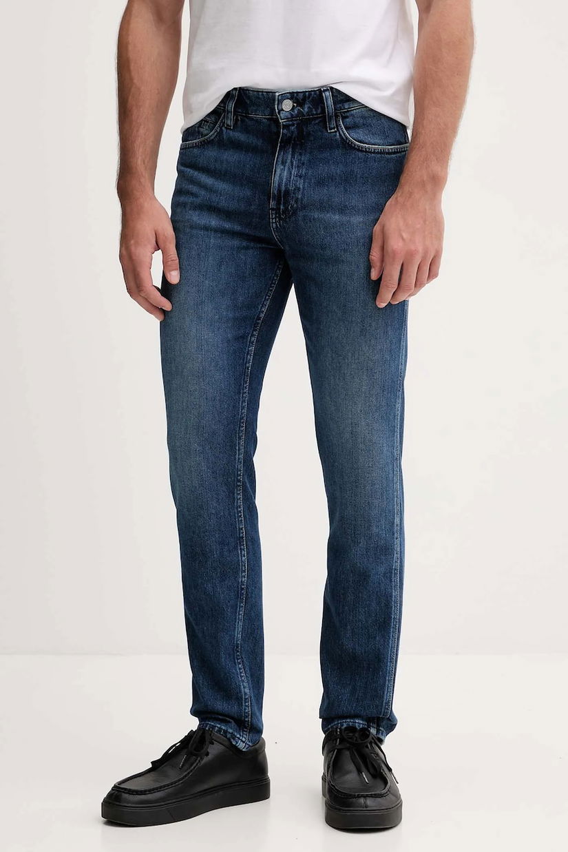 BOSS jeans culoarea bleumarin, 50552955