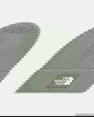 The North Face căciulă TNF Logo Box culoarea turcoaz, NF0A8CHED5M1