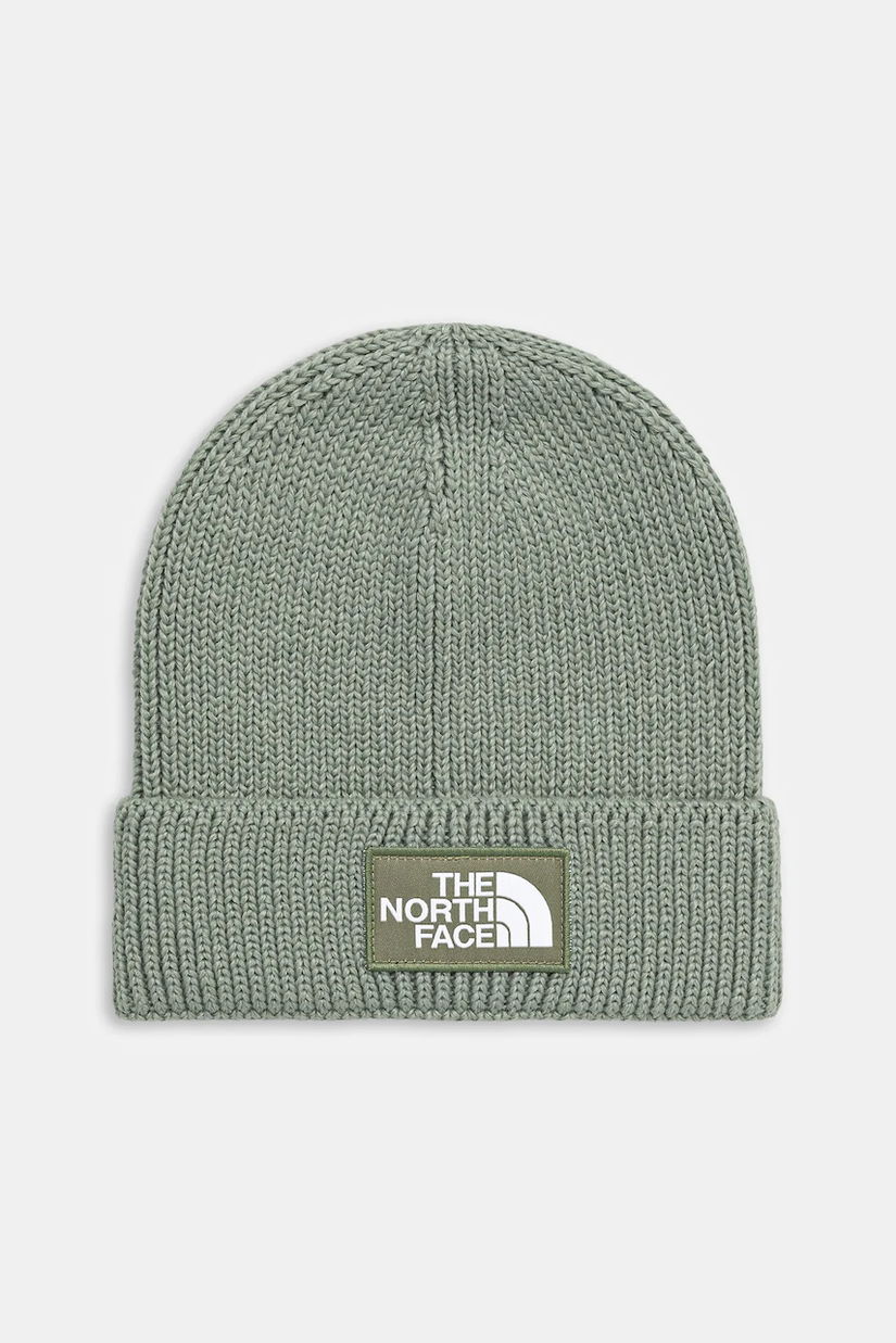 The North Face căciulă TNF Logo Box culoarea turcoaz, NF0A8CHED5M1