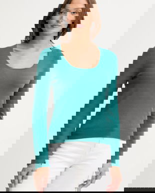 United Colors of Benetton pulover culoarea verde, light, 1W2AD10E5