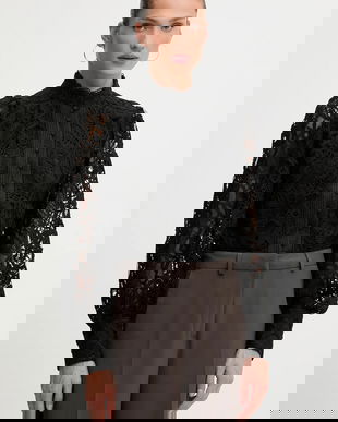 Bardot bluză culoarea alb, cu imprimeu, 59730TB3