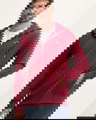 Gant bluza culoarea negru, cu glugă, neted