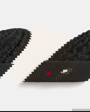 Tommy Jeans căciulă culoarea verde, AM0AM13670