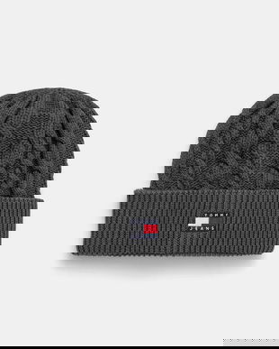 Tommy Jeans căciulă culoarea gri, AM0AM13670