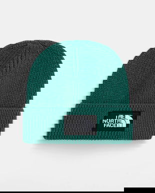 The North Face căciulă TNF Logo Box culoarea verde, NF0A8CHENL11