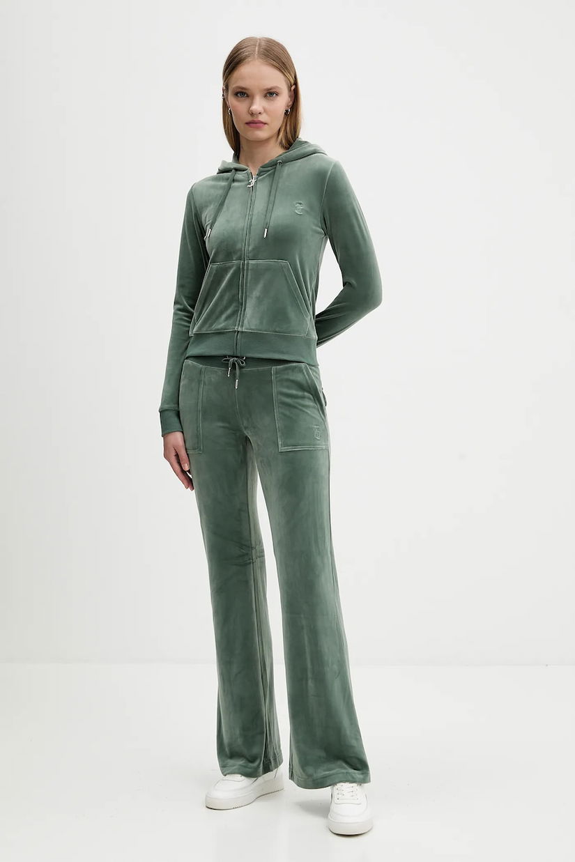 Juicy Couture bluză cu glugă, uni, JCAP176