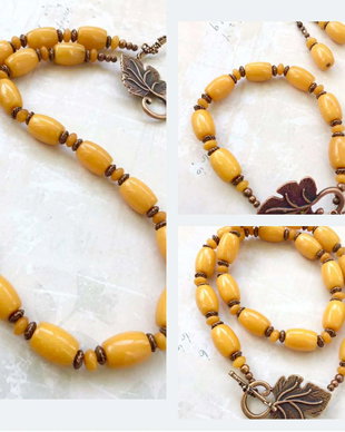 Set vintage jad galben