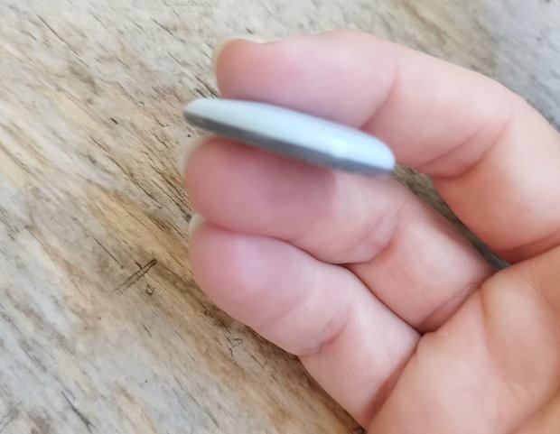 Cabochon opal albastru, 30x27 mm