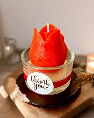 Scented Rose Candle