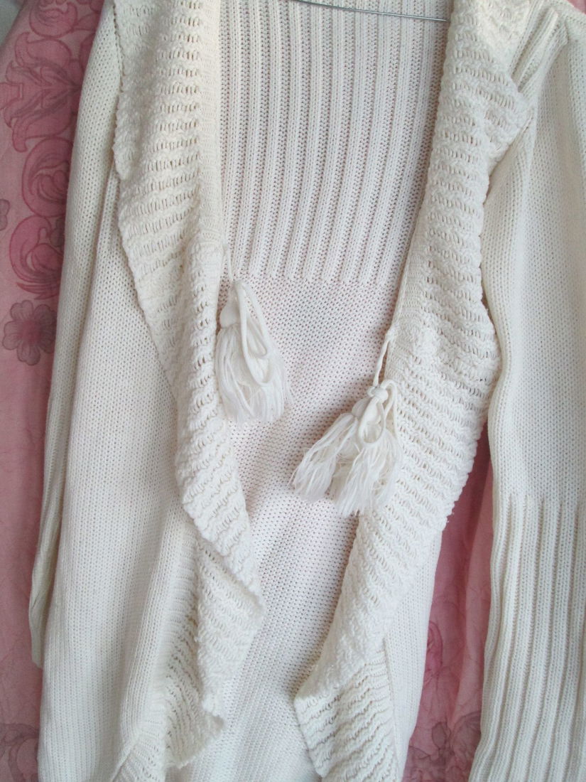 cardigan alb Colors of the world 40/42