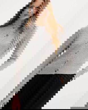 Joop! cardigan din cașmir culoarea gri, light, 30044783