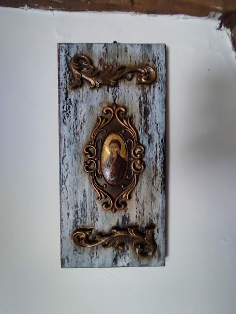 Icoană/Tablou cu Tematică Religioasă ,Realizată Manual-4