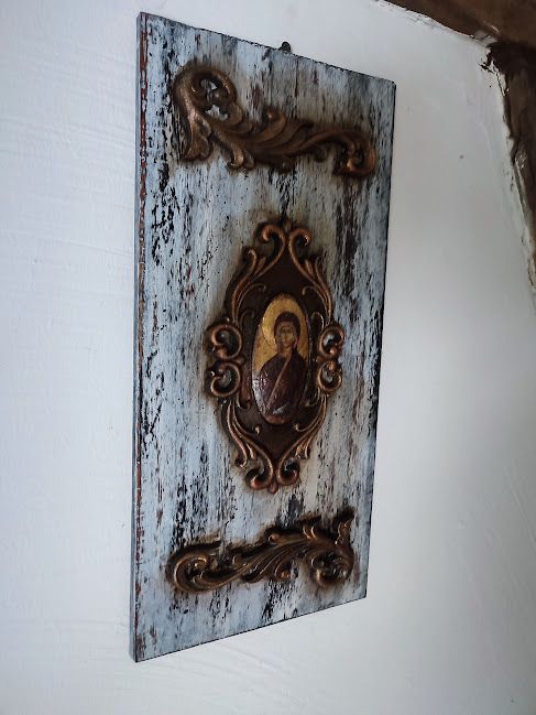Icoană/Tablou cu Tematică Religioasă ,Realizată Manual-4