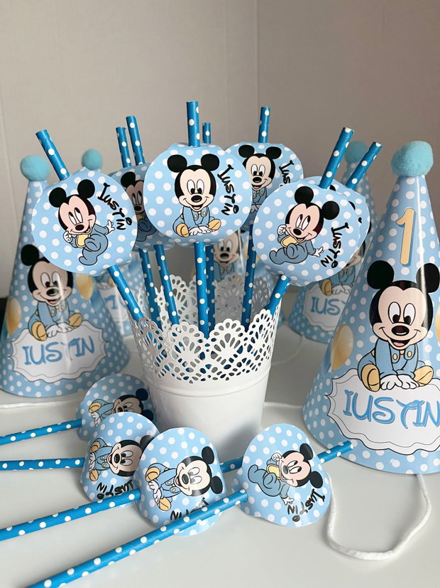 Paie decorate baby Mickey mouse