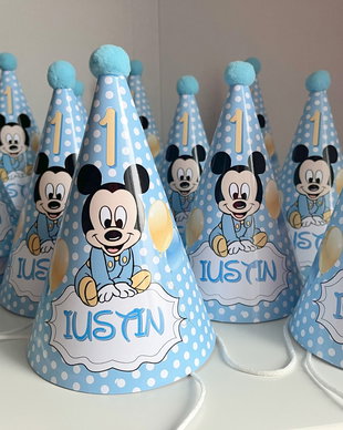 Coif petrecere baby Mickey mouse personalizat