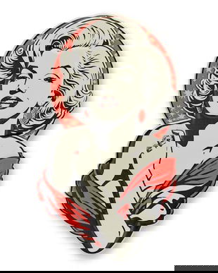 Marilyn Monroe-decoratiune metalica pentru perete