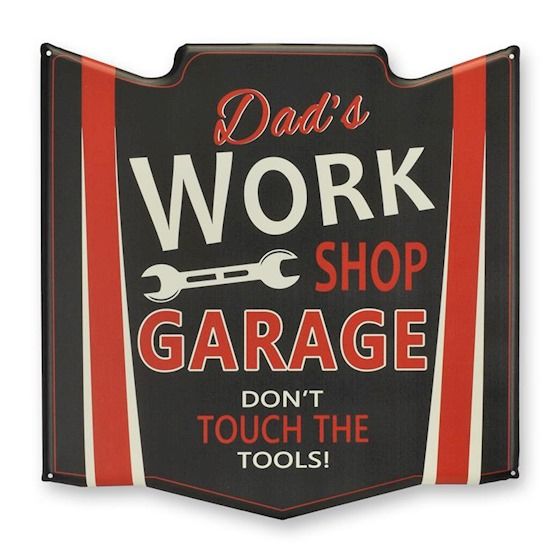 Dad's Work Shop-decoratiune metalica pentru perete