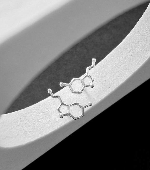 Cercei din argint 925 SEROTONINA / Fericire