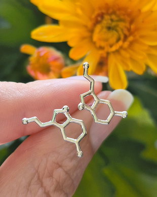 Cercei din argint 925 SEROTONINA / Fericire