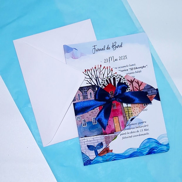 Invitatie Botez Baietei Jurnal de Bord
