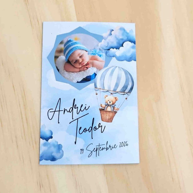 Magnet Botez Baiat Urs în Balon