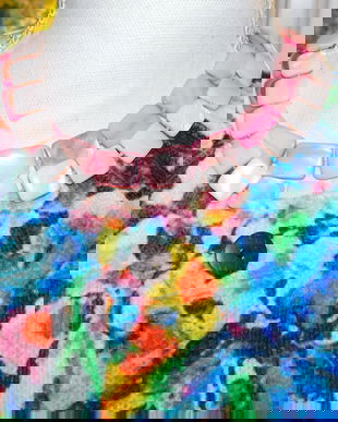 Cardigan nou, deosebit, masura  50 - 52  culori superbe