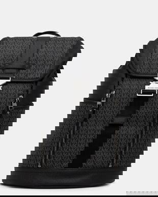 Michael Kors rucsac culoarea negru, mare, cu model, 33F5LHDB8B