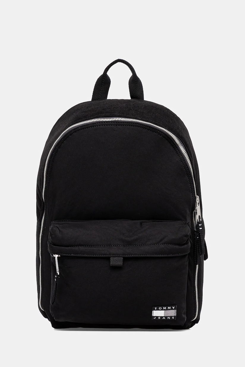 Tommy Jeans rucsac culoarea negru, mare, uni, AM0AM13733