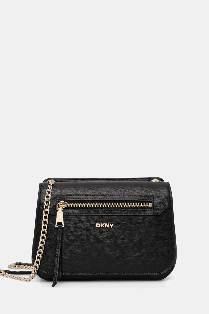 Dkny poșetă de piele BRYANT culoarea negru, R5333M02
