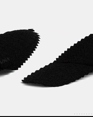 Patou șapcă de baseball din amestec de lână culoarea negru, AC1110223