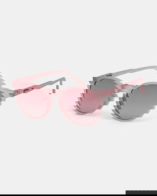 Goodr ochelari de soare Circle Gs Mauve Mood Board culoarea roz, G00405.CG.ROS1.GR