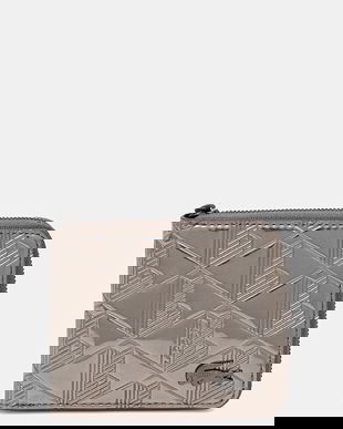 Lacoste portofel culoarea argintiu, NU4902BG