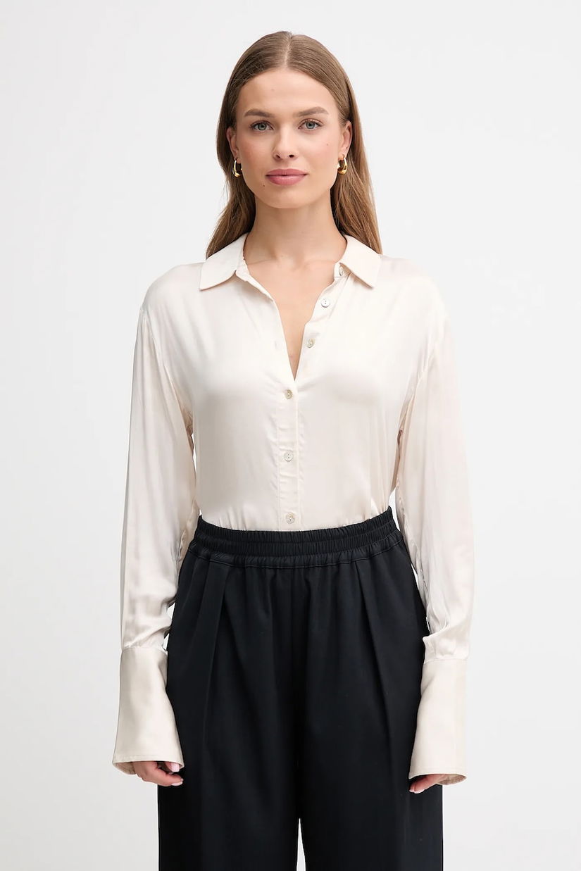 Pedro del Hierro cămașă culoarea gri, cu guler clasic, regular, 6632950