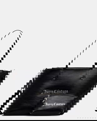 Juicy Couture poșetă Lucy culoarea negru, BIJLX9003WPJ