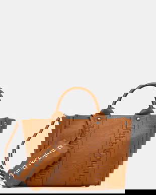 Juicy Couture poșetă Iris Embroidery culoarea maro, BIJIR8946WVP