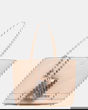 Juicy Couture poșetă JASMINE culoarea bej, BEJJM8840WVP.PC8