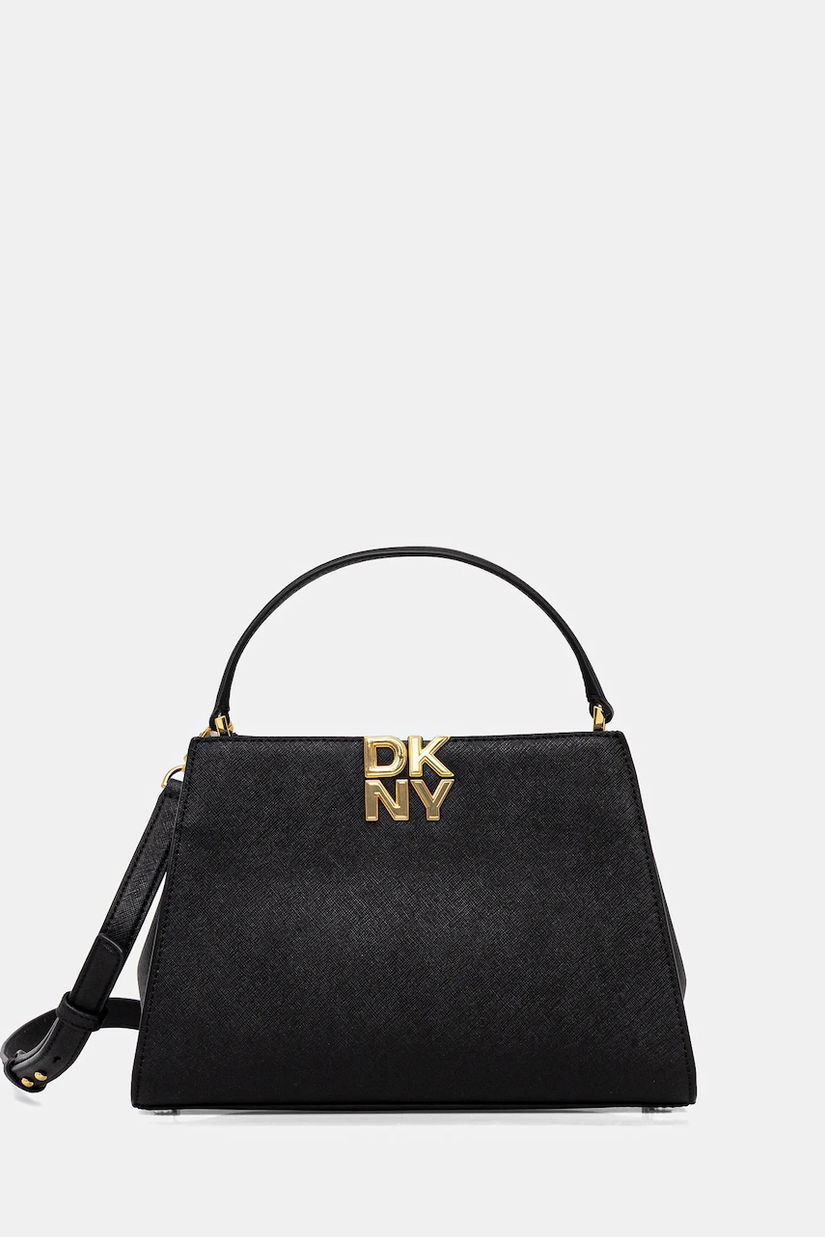 Dkny poșetă de piele FOSTER culoarea negru, R52D1L92