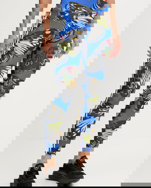 adidas Performance leggins de antrenament x Farm Rio cu imprimeu, JL8628