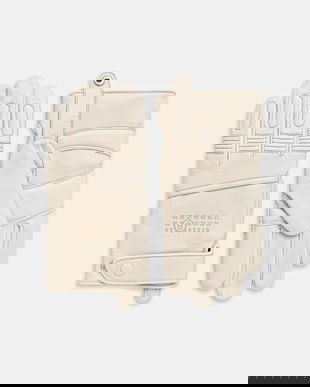 MM6 Maison Margiela mănuși de piele x Agnelle culoarea bej, SH2TS0003.M07014.101