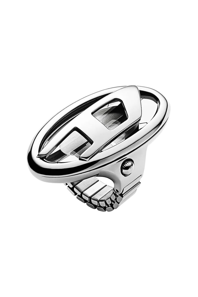 Diesel ceas D-Era Watch Ring culoarea argintiu, DZ5623