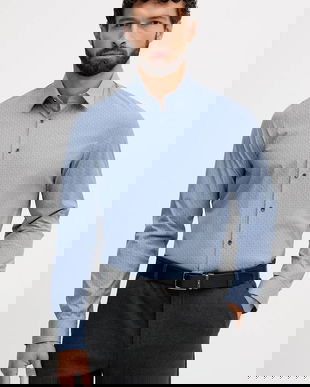 Michael Kors cămașă cu guler clasic, slim, MK0DS01612