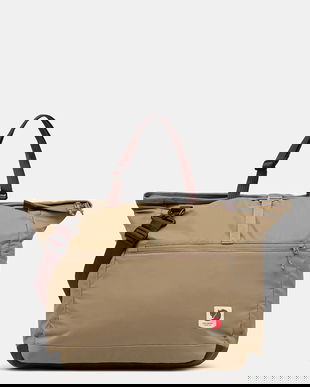 Fjallraven poșetă High Coast Tote 30L culoarea bej, F23200331