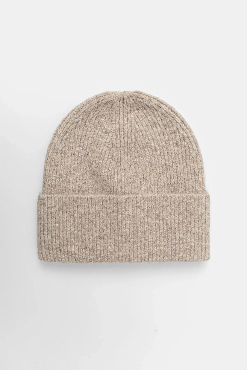 Jack Wolfskin căciulă din amestec de lână FUZZY culoarea bej, A65238