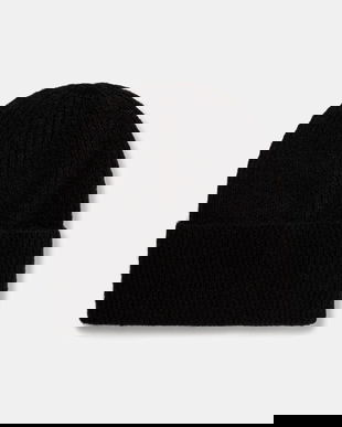 Jack Wolfskin căciulă din amestec de lână FUZZY culoarea negru, A65238